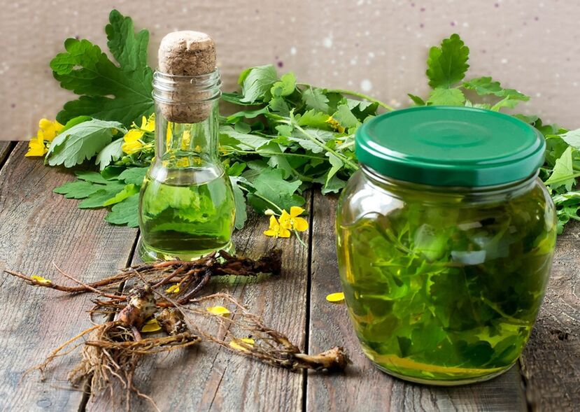 Tinktura celandina za prostatitis